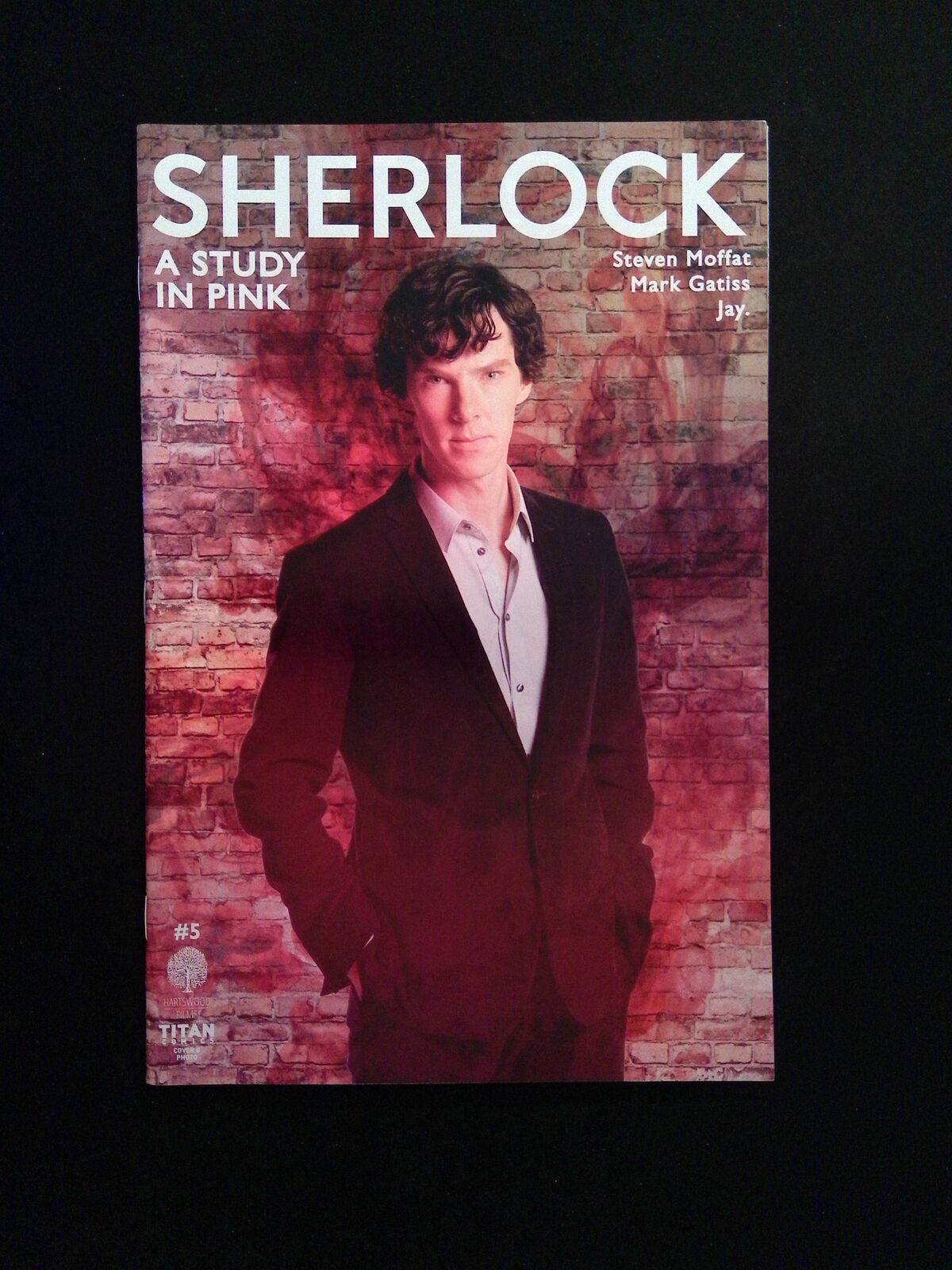 Sherlock A Study in Pink #5B  TITAN Comics 2016 NM  GATISS VARIANT