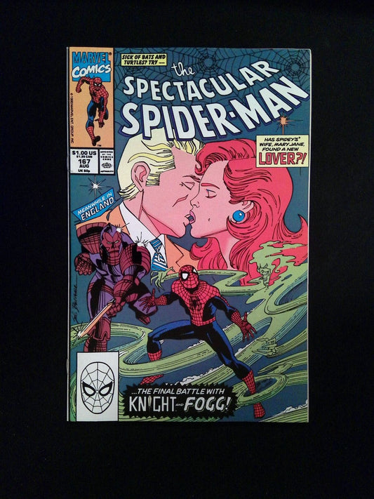 Spectacular Spider-Man #167  Marvel Comics 1990 VF/NM