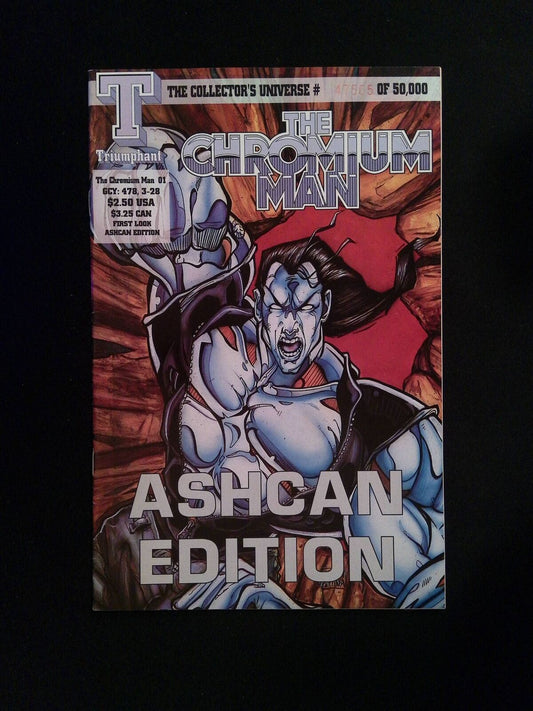 Chromium Man #1B  TRIUMPHANT Comics 1993 VF+  VARIANT COVER