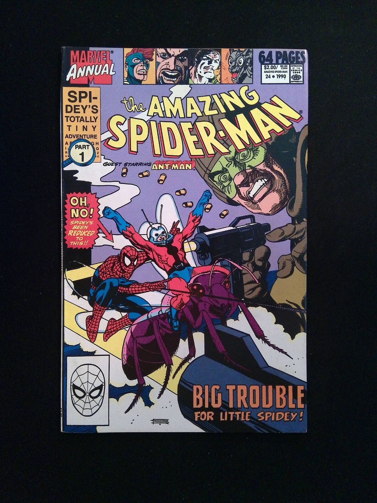 AMAZING SPIDER-MAN ANNUAL #24  MARVEL COMICS 1990 VF