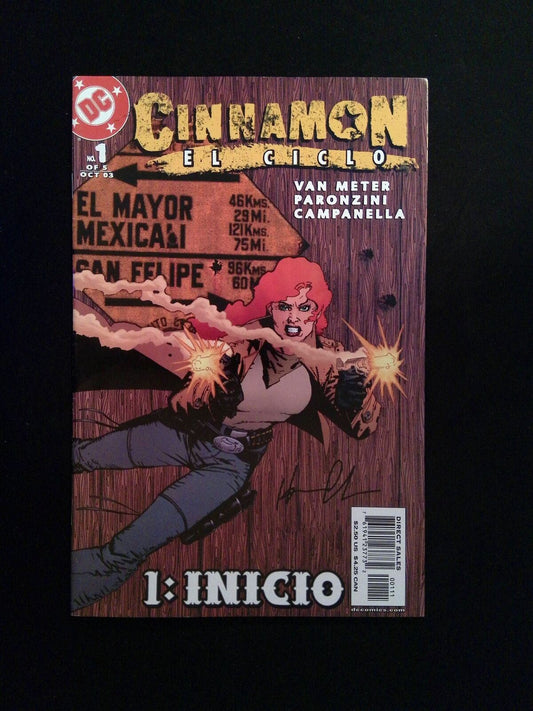 Cinnamon El Ciclo #1  DC Comics 2003 VF+