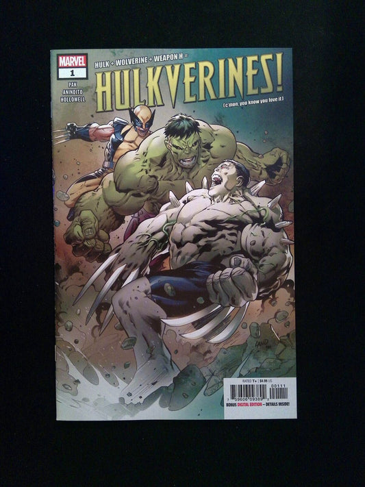 Hulkverines #1  MARVEL Comics 2019 VF/NM