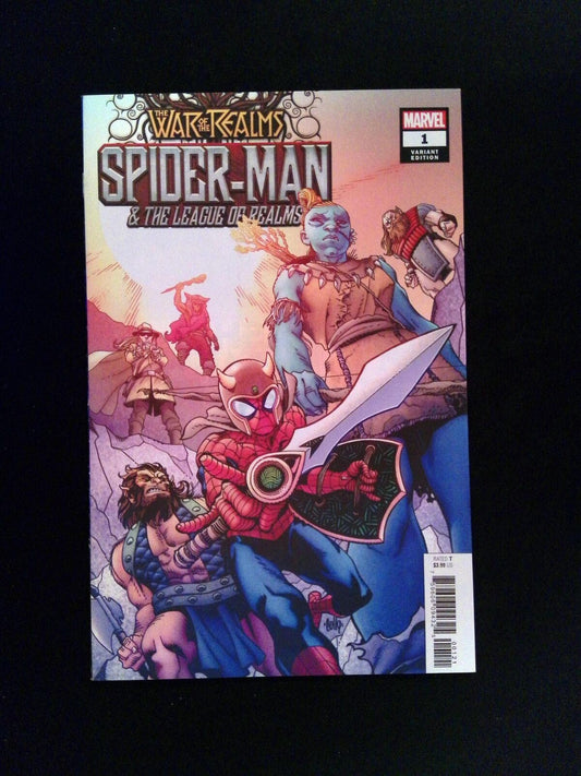 War of the Realms Spider-Man & the League of the Realms #1B MARVEL 2019 VF/NM