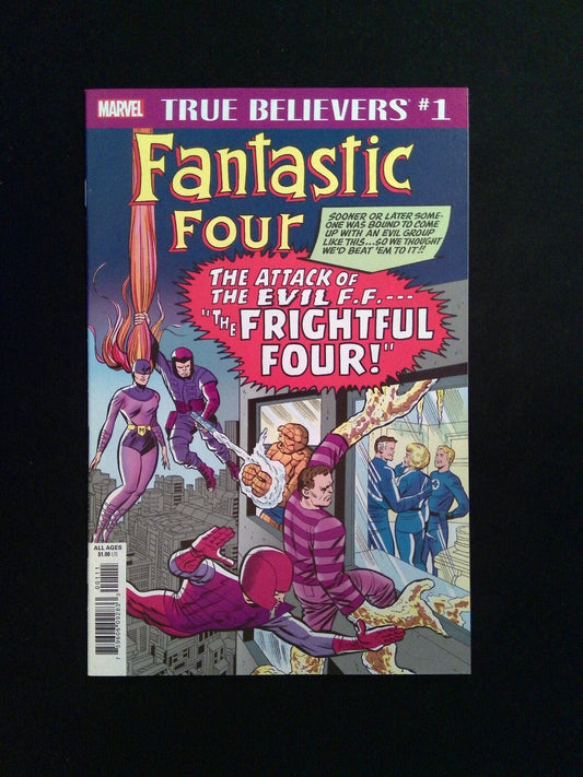 True Believers Fantastic Four  Frightful Four #1  MARVEL Comics 2019 NM-
