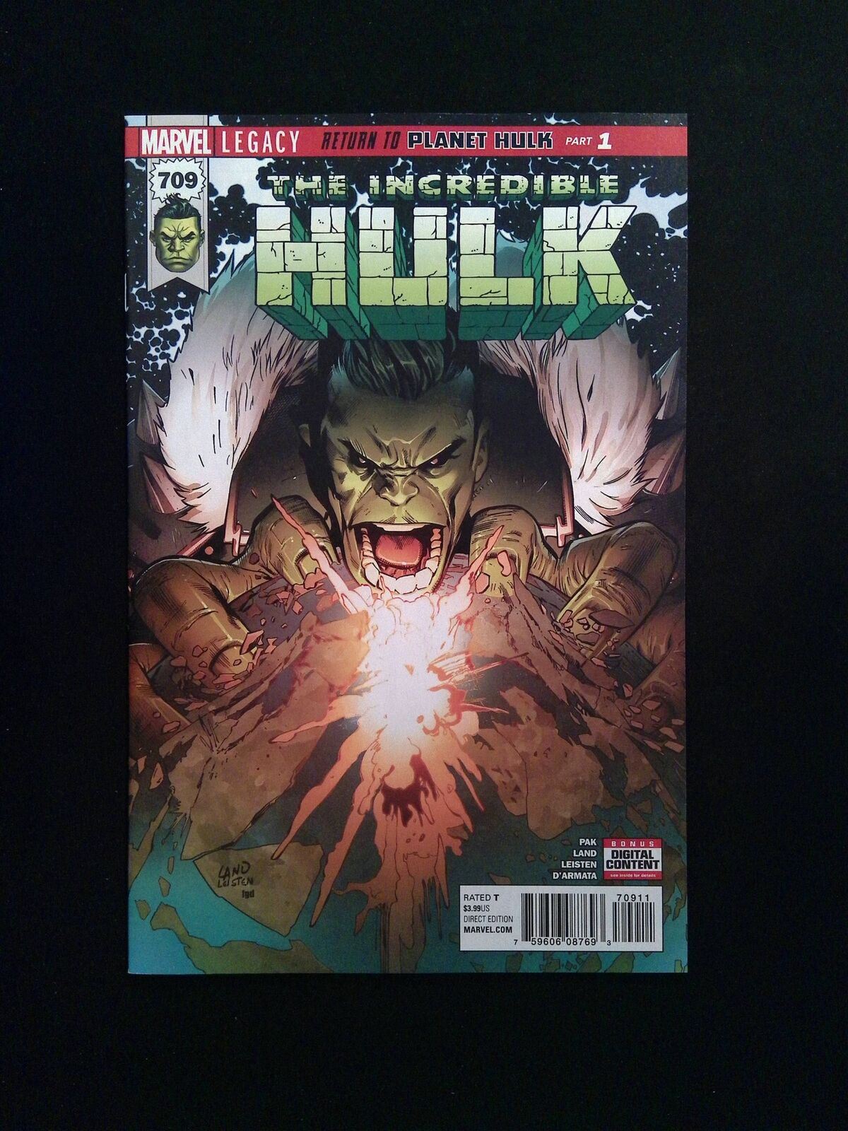 Incredible Hulk #709 (5TH SERIES) MARVEL Comics 2017 NM