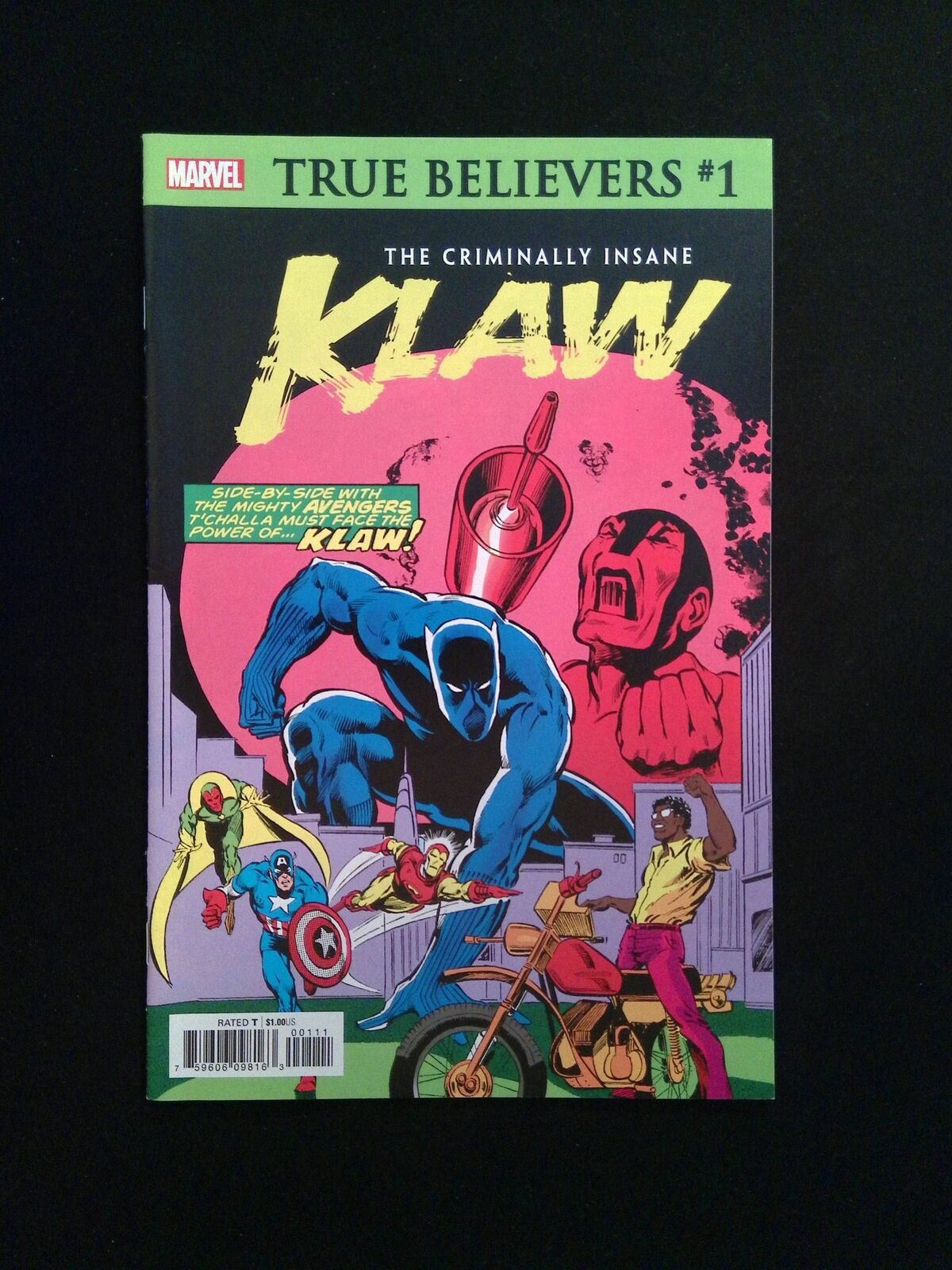 True Believers Criminally Insane Klaw #1  MARVEL Comics 2020 VF+