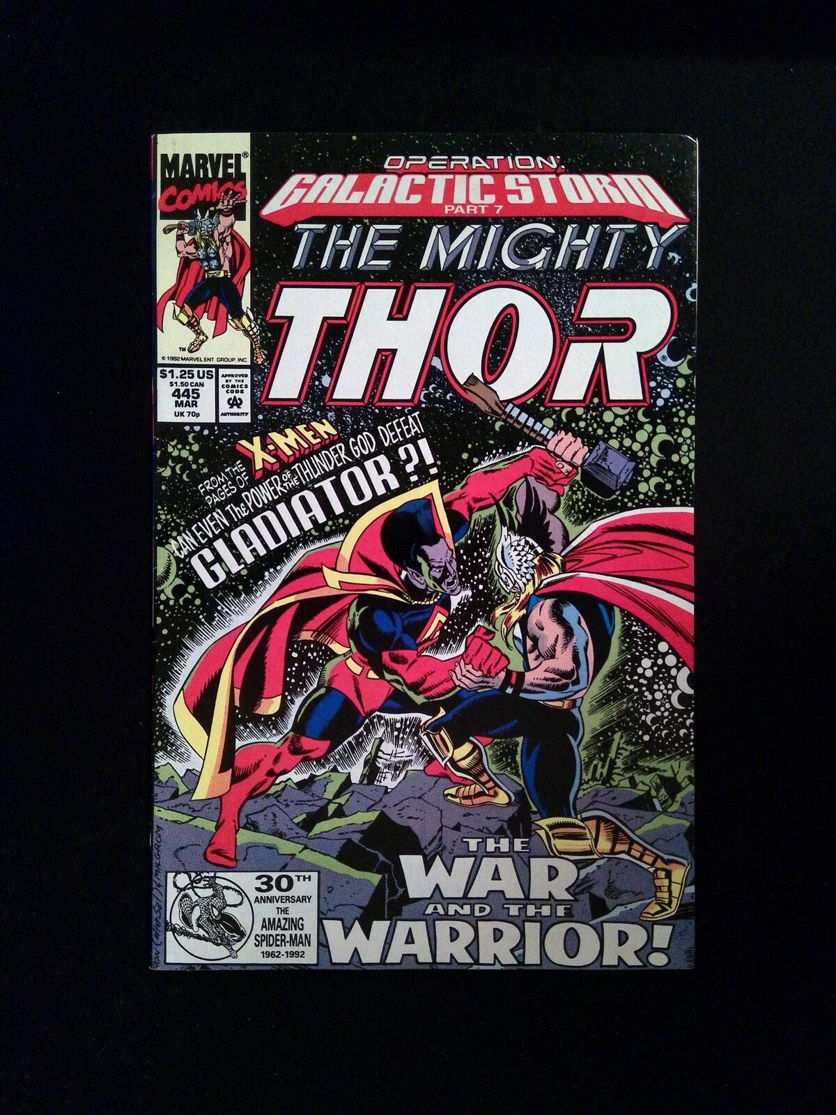 Thor #445  Marvel Comics 1992 VF+