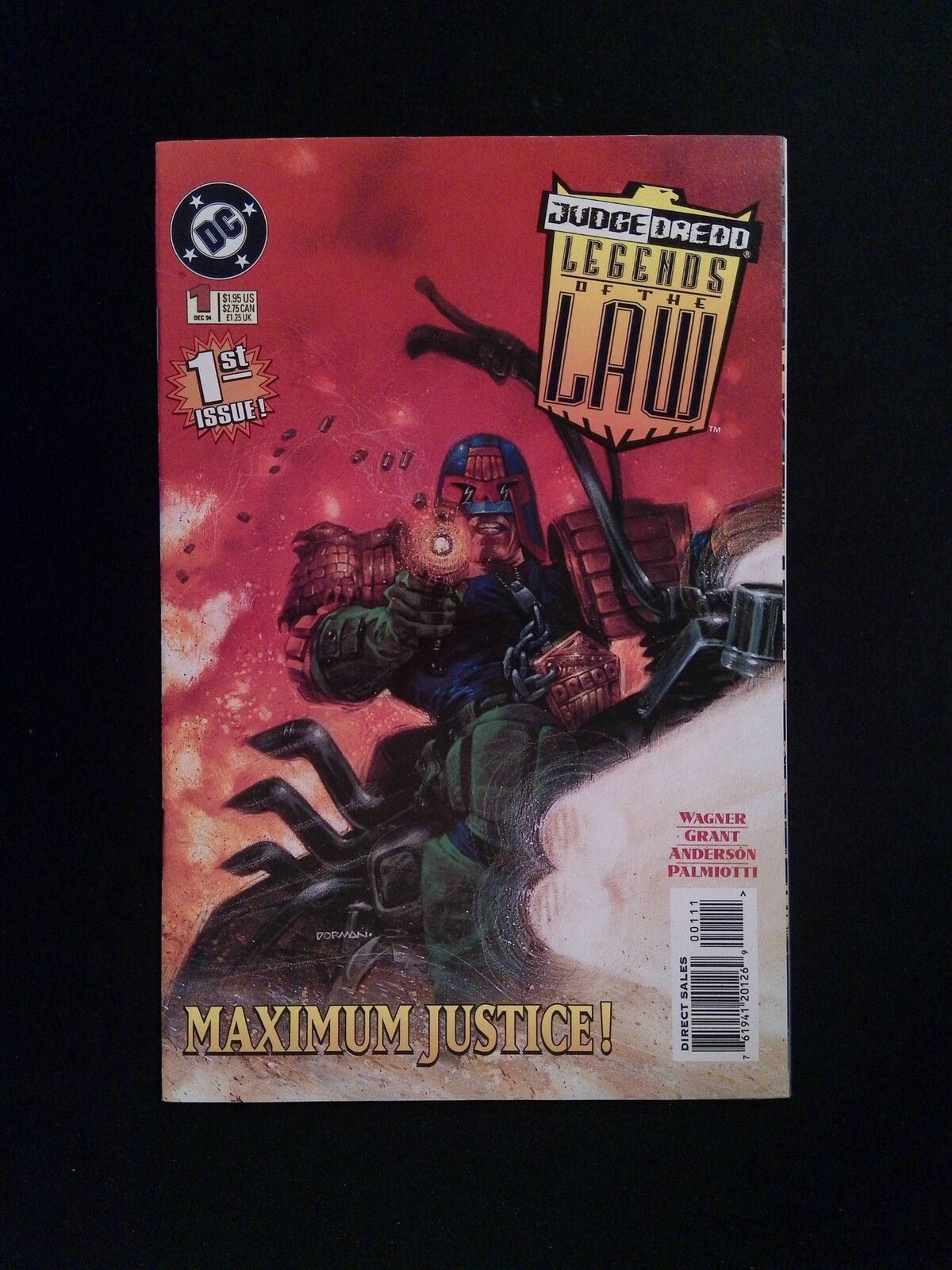 Judge Dredd Legend of the Law #1  DC Comics 1994 VF+