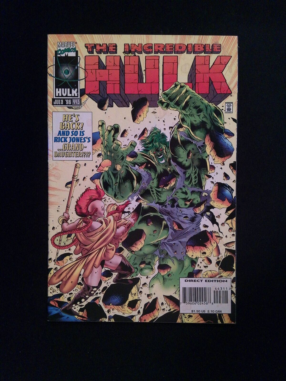 Incredible Hulk #443  MARVEL Comics 1996 VF/NM