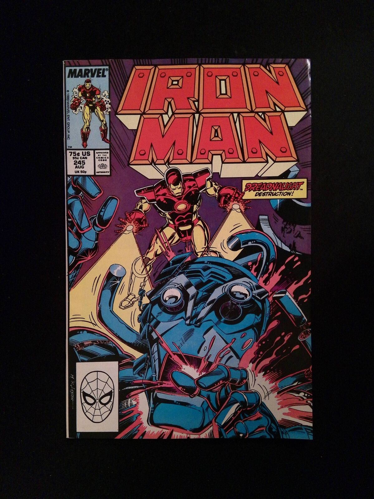 IRON MAN #245  MARVEL COMICS 1989 VF-