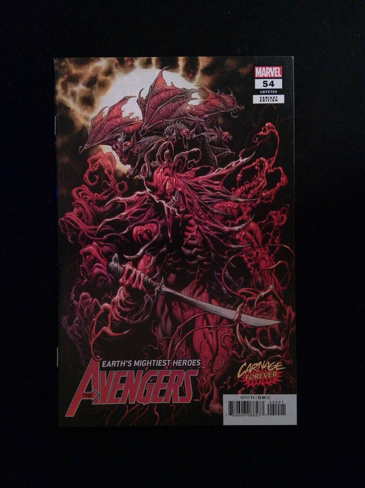 Avengers #54B (8TH SERIES) MARVEL Comics 2022 NM-  HOTZ VARIANT