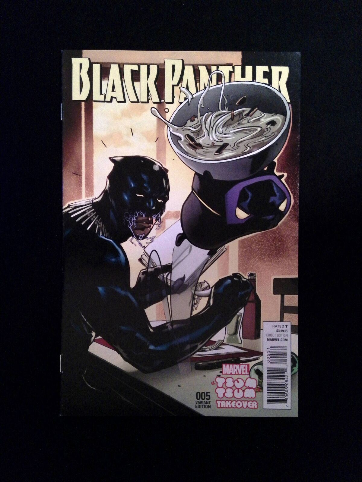 Black Panther #5G (5th Series) Marvel Comics 2016 VF+  Stelfreeze Variant