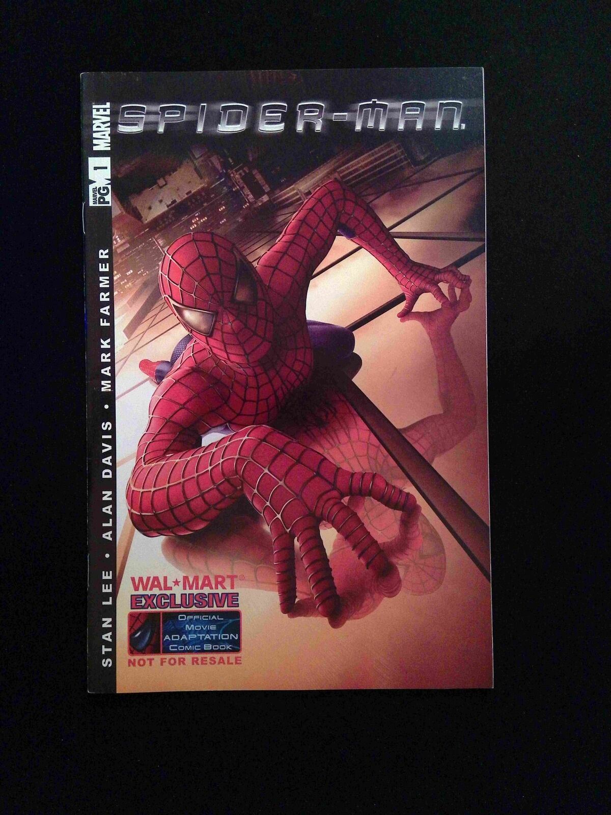 Spider-Man The Official Movie Adaptation #1B  MARVEL 2002 VF+  VARIANT COVER