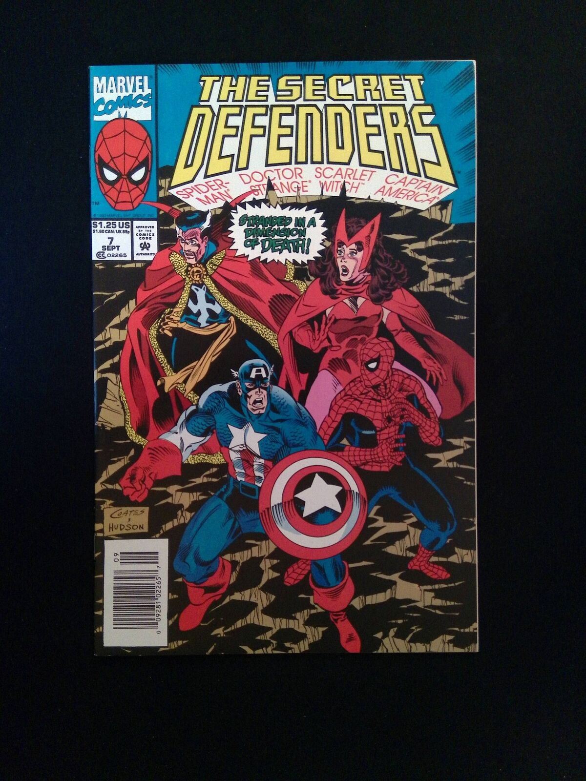 Secret Defenders #7  MARVEL Comics 1993 VF/NM NEWSSTAND