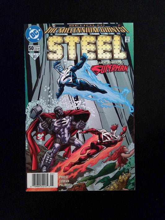 Steel #50  DC Comics 1998 VF/NM NEWSSTAND