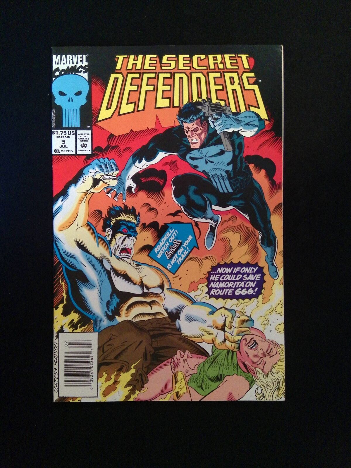 Secret Defenders #5  MARVEL Comics 1993 VF/NM NEWSSTAND