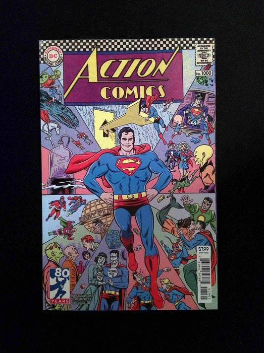Action Comics #1000E (3RD SERIES) DC Comics 2018 NM  Allred Variant