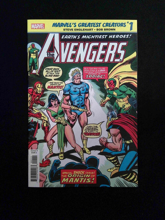 Marvel�s Greatest Creators  Avengers Origin of Mantis #1  MARVEL Comics 2019 NM-