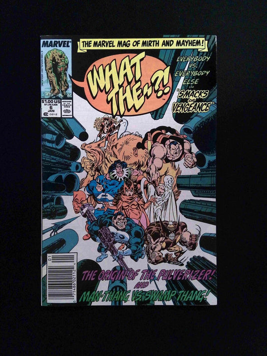 What The --?! #6  MARVEL Comics 1990 VF+ NEWSSTAND