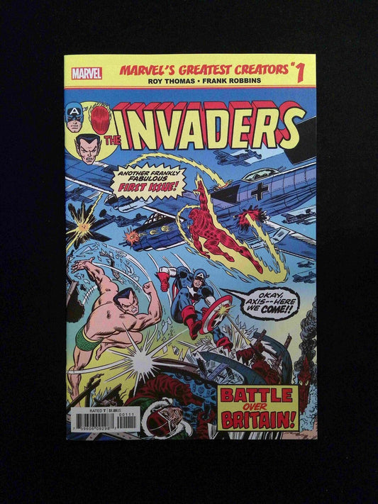 Marvel�s Greatest Creators Invaders #1  MARVEL Comics 2019 NM