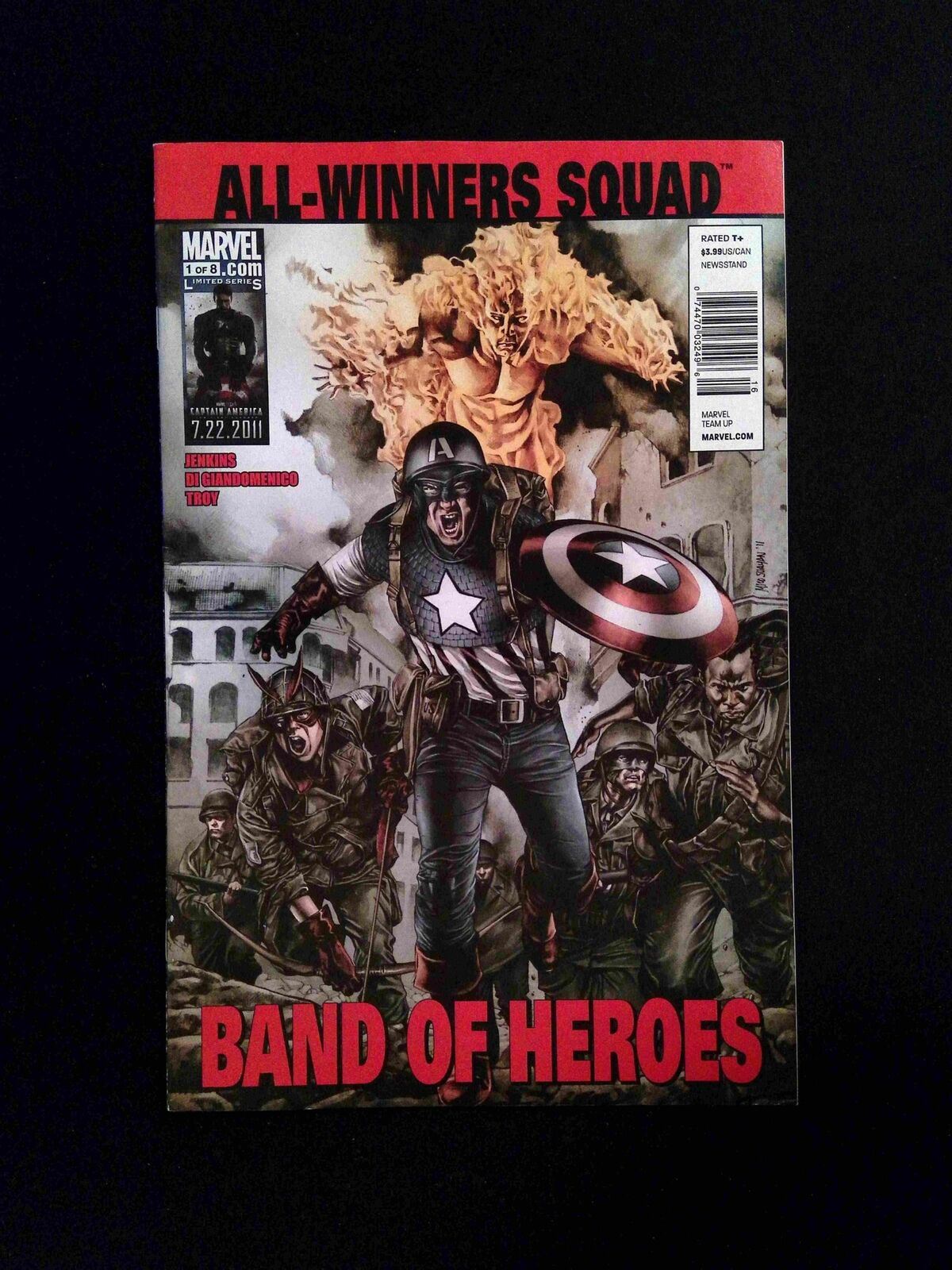 All Winners Squad Band of Heroes #1  MARVEL Comics 2011 VF+ NEWSSTAND