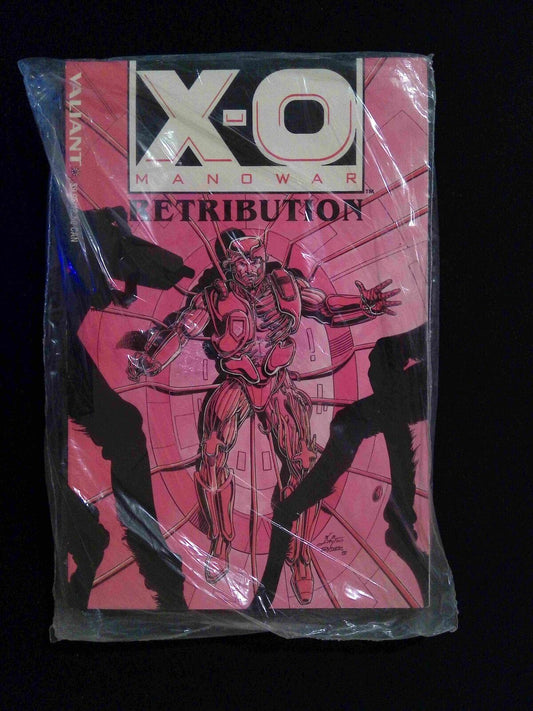 X-O Manowar Retribution TPB #1A-1ST  VALIANT Comics 1993 NM+  LAYTON VARIANT