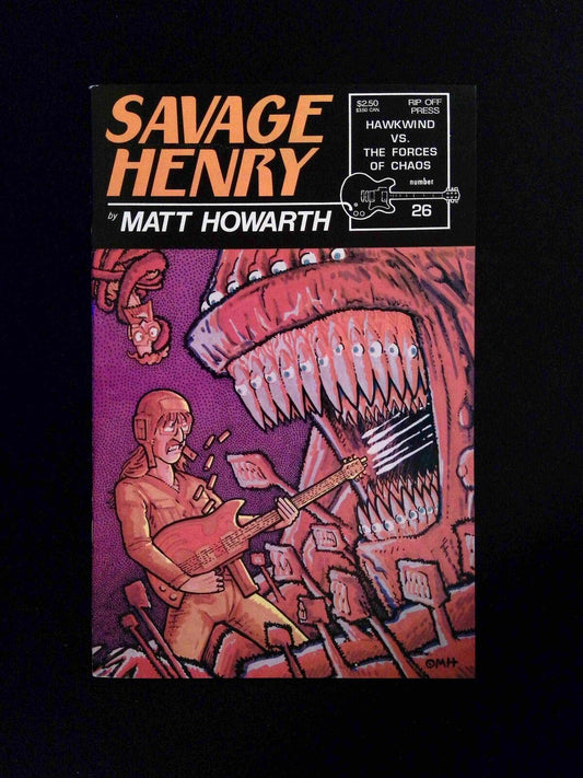 Savage Henry #26  RIP OFF PRESS Comics 1993 VF+