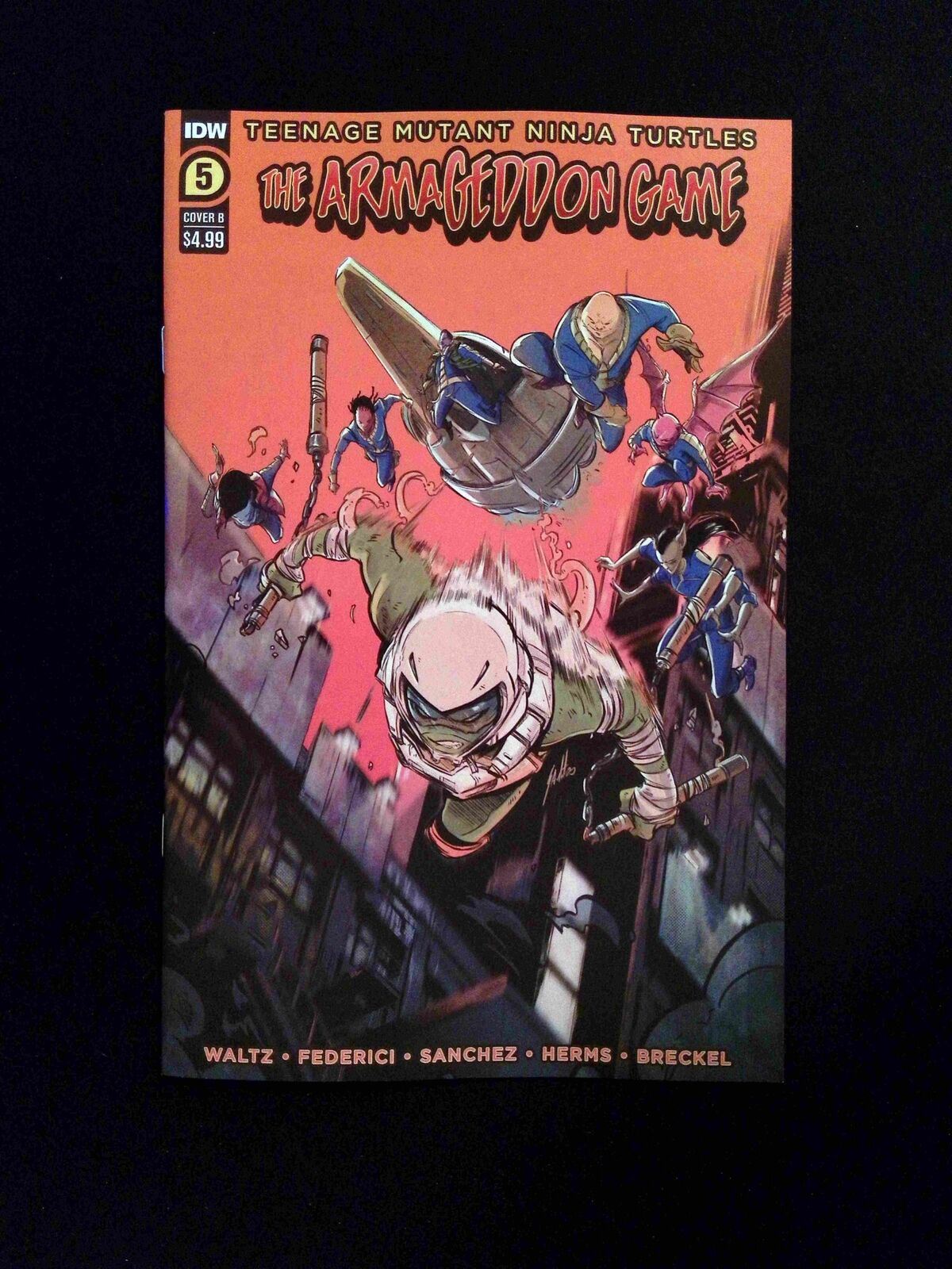 TMNT The Armageddon Game #5B  IDW Comics 2023 NM+  SANTOS VARIANT