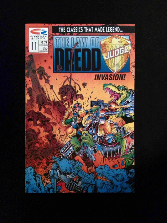 Law of Dredd #11  FLEETWAY/QUALITY Comics 1990 NM-