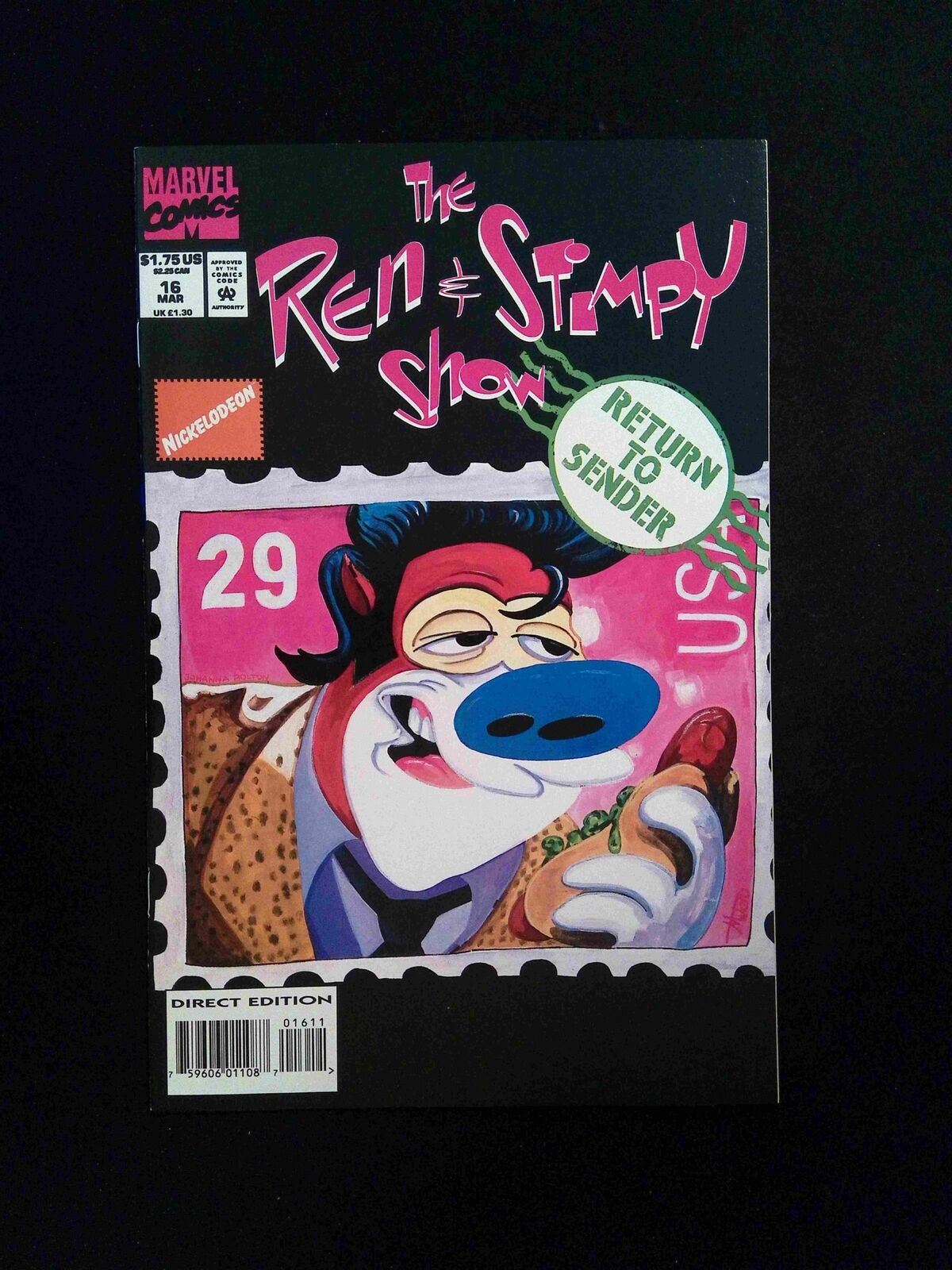 Ren & Stimpy Show #16  MARVEL Comics 1994 NM-