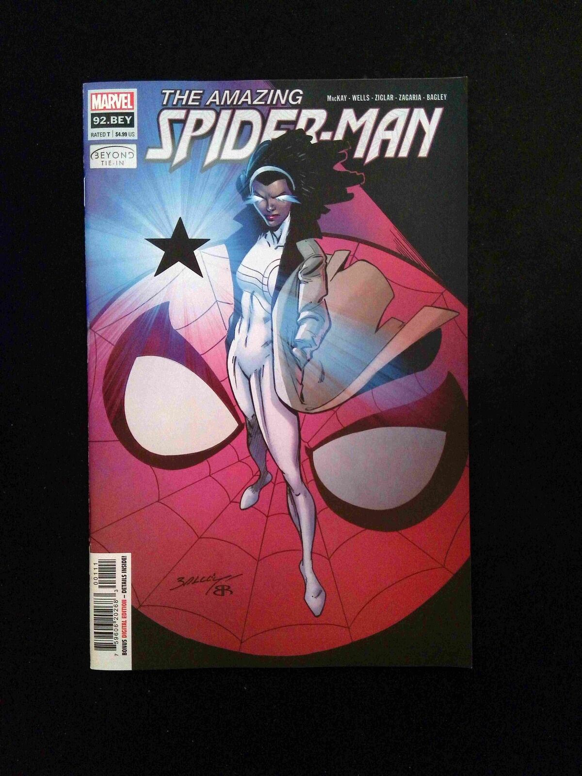 Amazing Spider-Man #92BEY  MARVEL Comics 2022 NM-  BAGLEY VARIANT