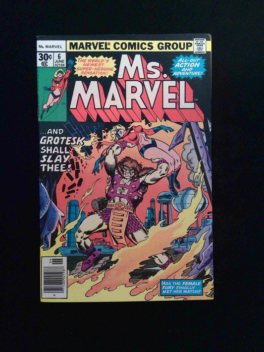 Ms. Marvel #6  MARVEL Comics 1977 VF NEWSSTAND