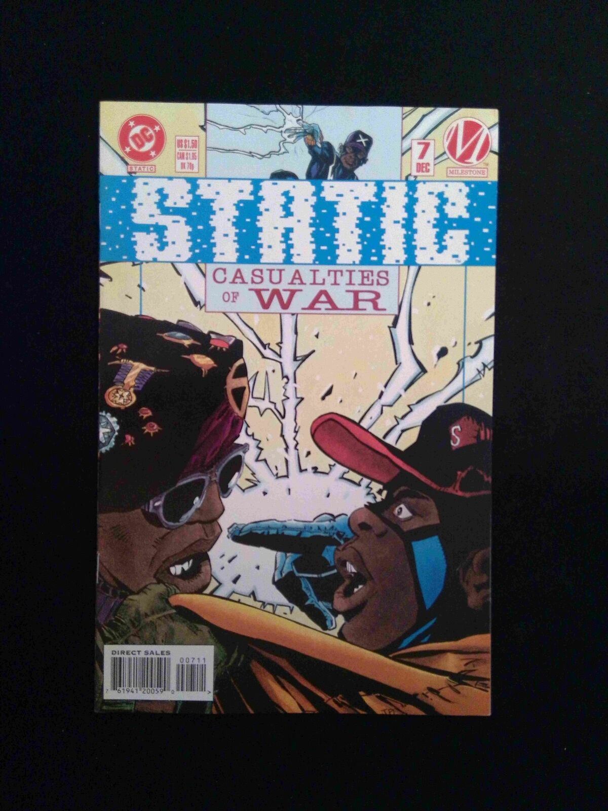 Static Milestone #7  DC Comics 1993 NM-