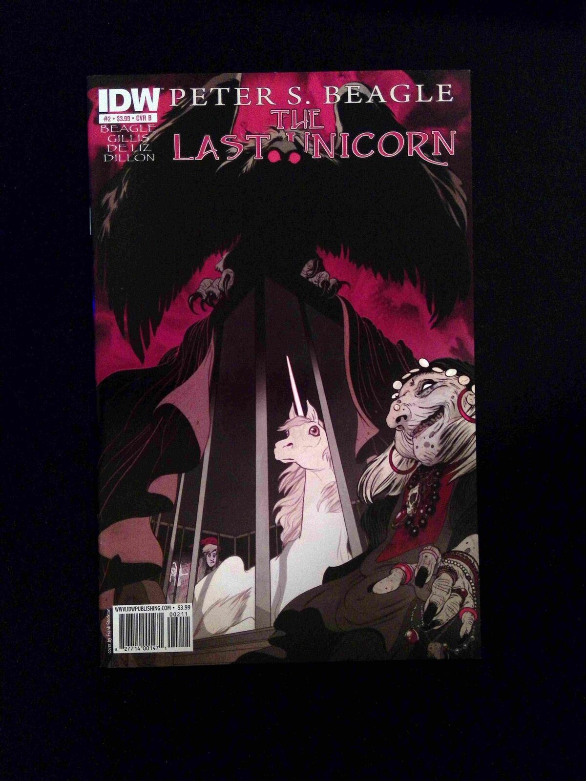 Last Unicorn #2B  IDW Comics 2010 NM+  STOCKTON VARIANT