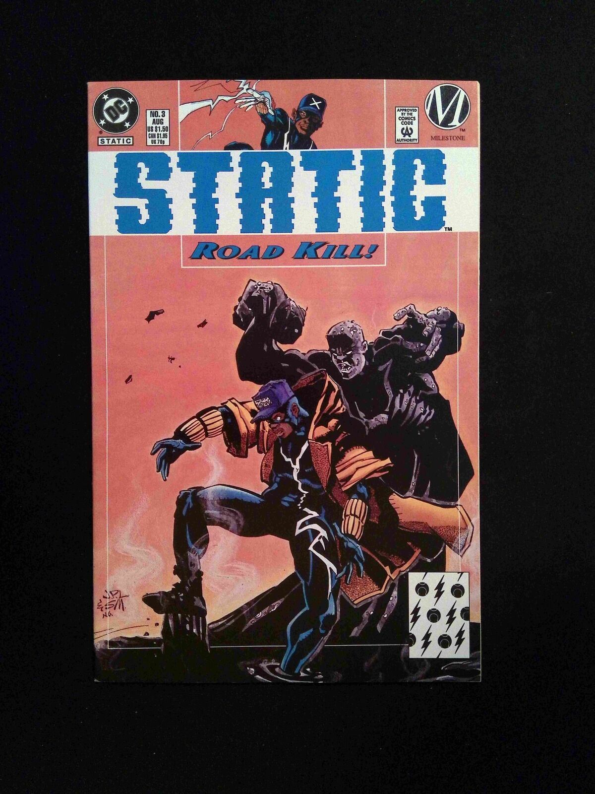 Static #3  DC Comics 1993 VF+