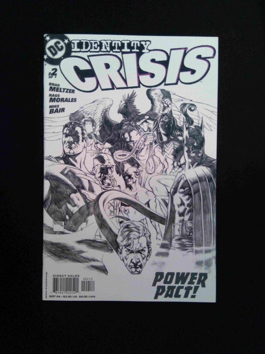 Identity Crisis #2B  DC Comics 2004 NM-  MORALES VARIANT