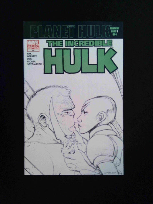 Incredible Hulk #98B (2ND SERIES) MARVEL Comics 2006 NM  LADRONN VARIANT
