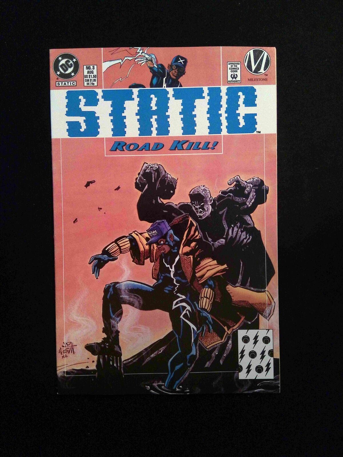 Static #3  DC Comics 1993 NM-