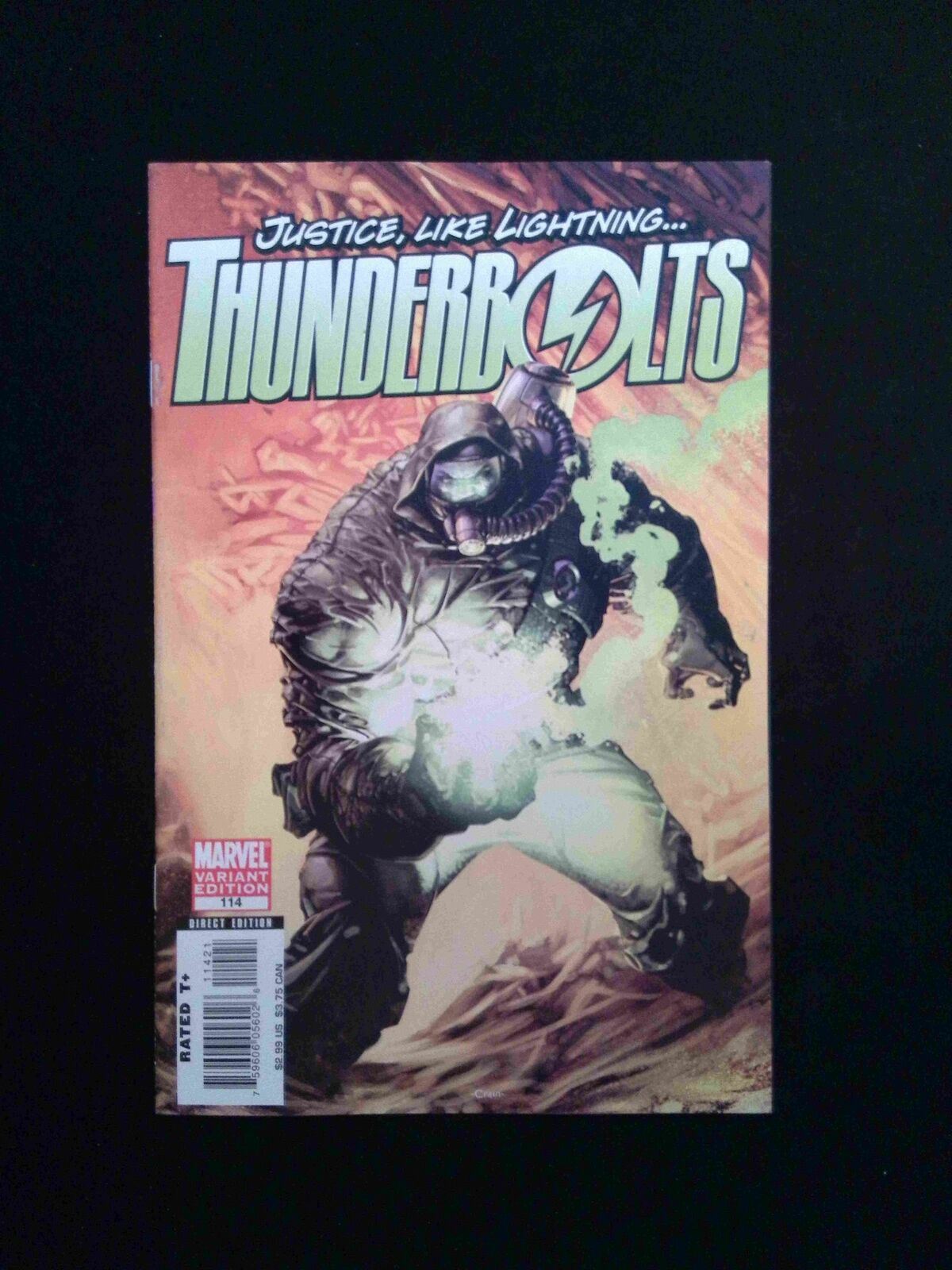 Thunderbolts #114B  MARVEL Comics 2007 VF+  CRAIN VARIANT