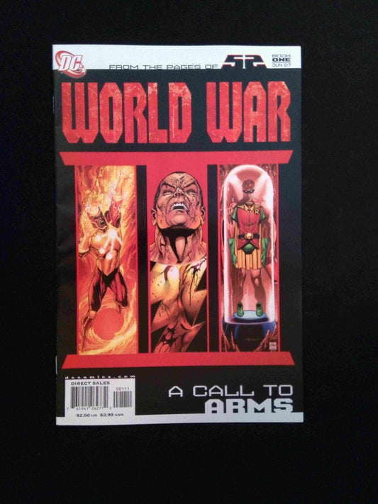 World War lll #1  DC Comics 2007 VF+