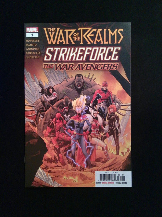 War Of The Realms Strikeforce The War Avengers #1  MARVEL Comics 2019 NM