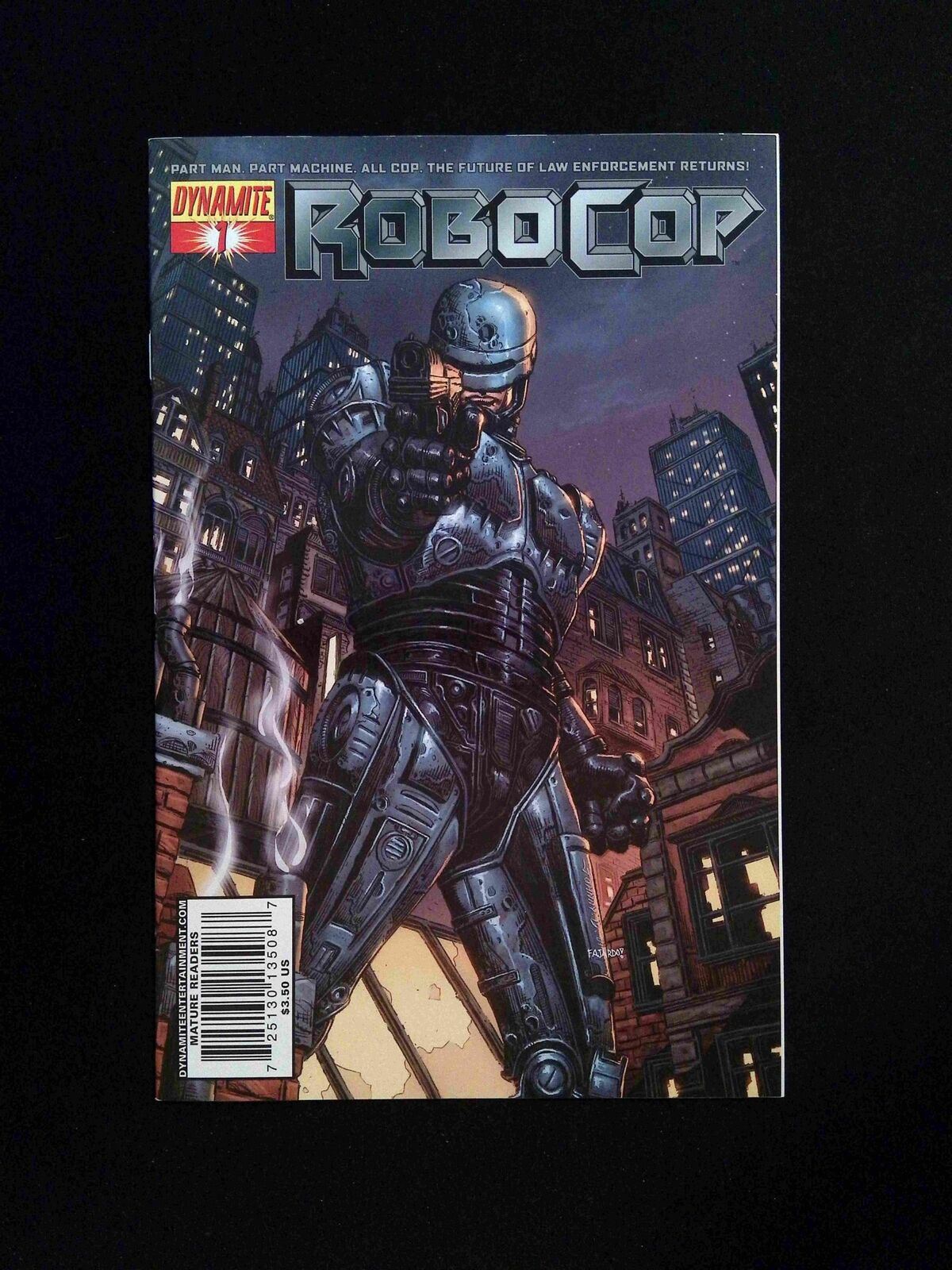 Robocop #1B  DYNAMITE Comics 2010 VF+  DESJARDINS VARIANT