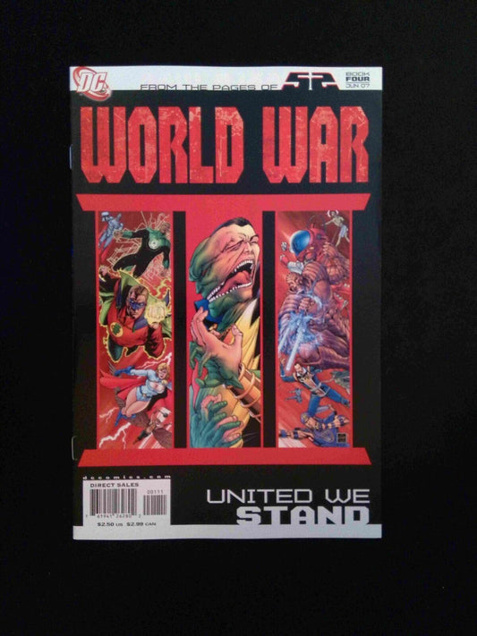 World War lll #4  DC Comics 2007 VF/NM