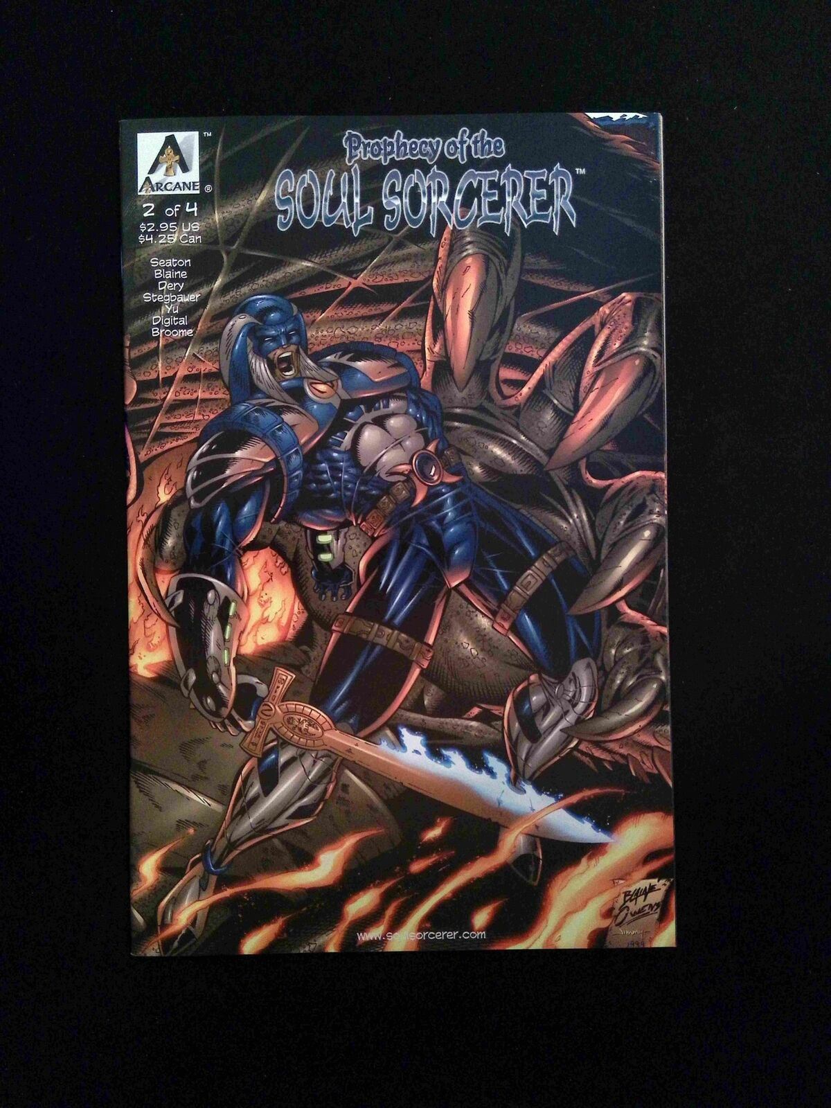 Prophecy of the Soul Sorcerer #2B  Arcane Comics 1999 VF+