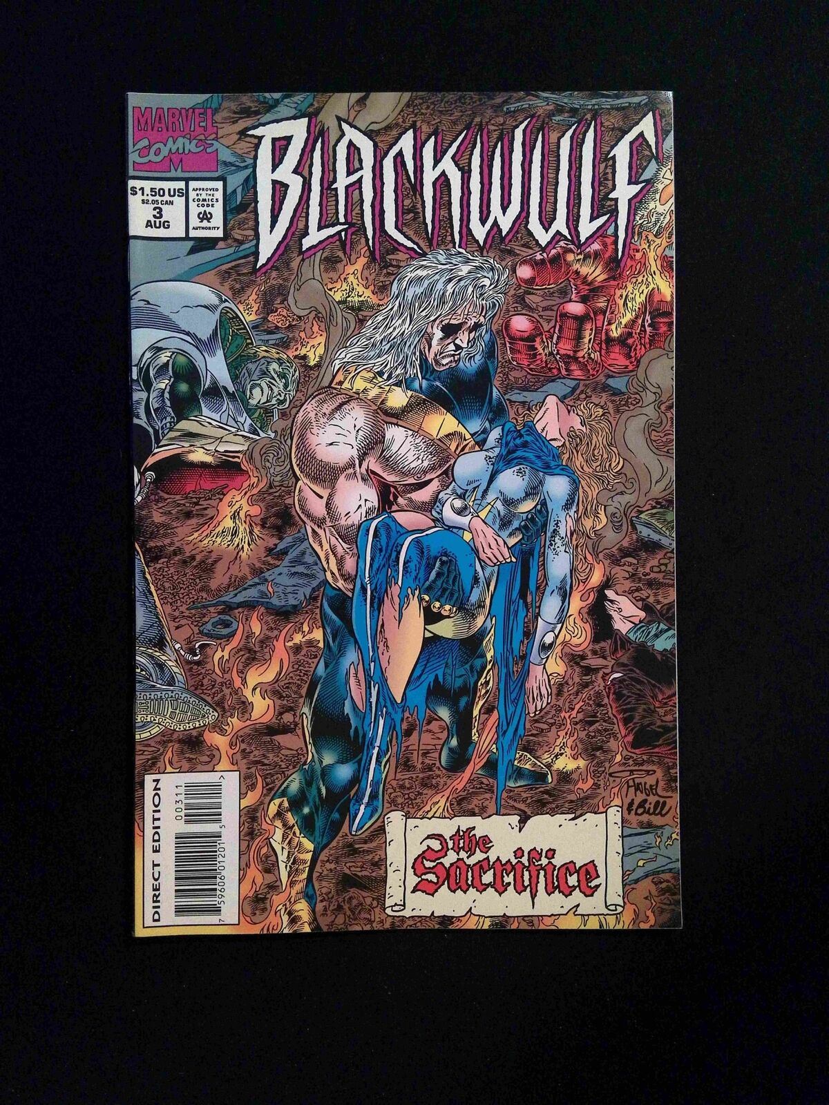 Blackwulf #3  MARVEL Comics 1994 VF/NM