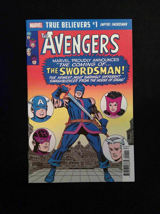 True Believers Empyre Swordsman #1  MARVEL Comics 2020 NM