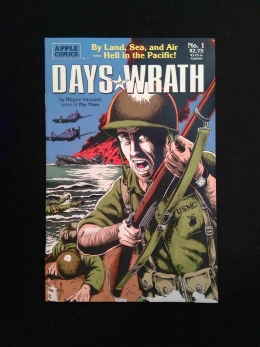 Days of Wrath #1  APPLE Comics 1993 FN