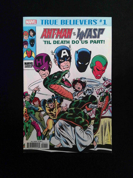 True Believers Ant-Man and Wasp Til Death Do Us Part #1  MARVEL Comics 2018 NM-