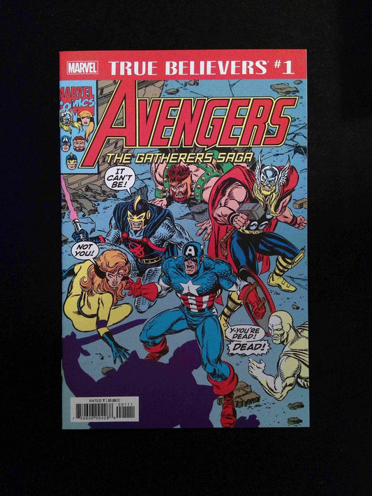 True Balievers Avengers Gatherers Saga #1  MARVEL Comics 2019 NM-