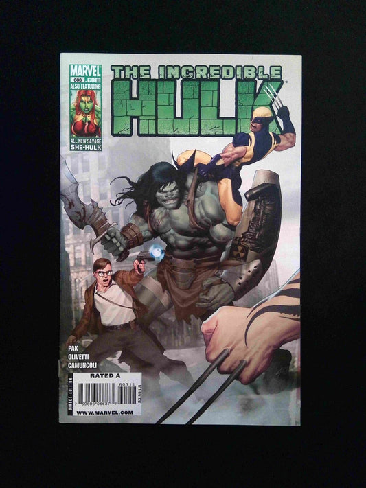 Incredible Hulk #603 (3RD SERIES) MARVEL Comics 2009 VF/NM